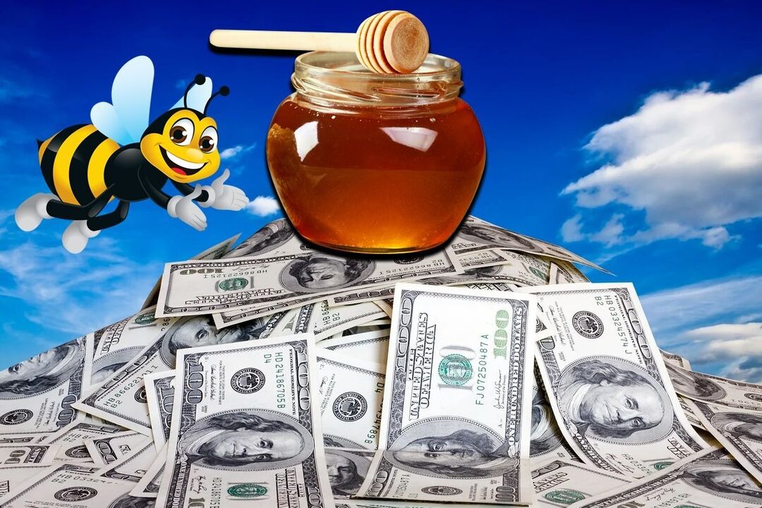 billete de miel para atraer dinero